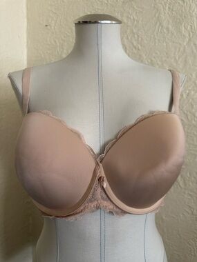 Torrid Push-Up Demi Bra Cream Nude 40C
